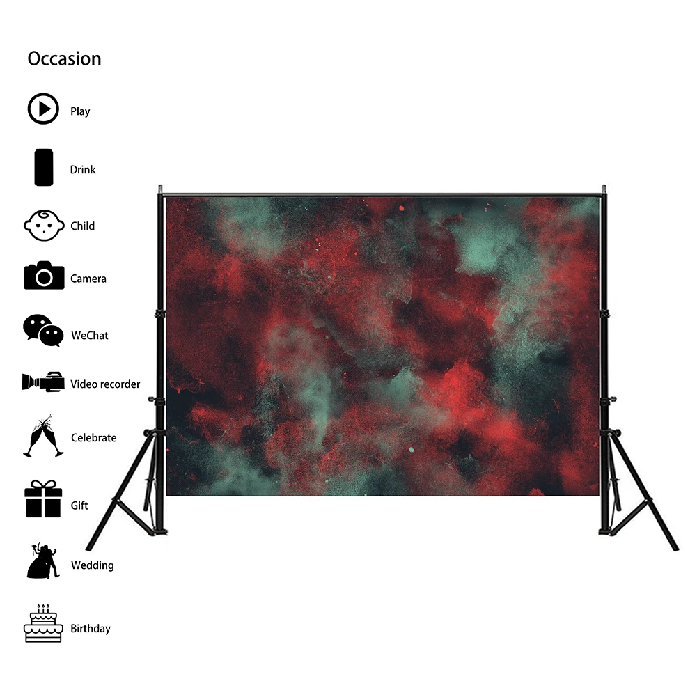 Vintage Non-woven Photography Backdrop Photo Studio Background Multicolor Tie-Dye Shoot Props | Электроника