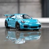Welly-Coche en miniatura de aleación Porsche 911 GT3 RS para niños, coche en miniatura de aleación, juguete de colección de decoración ► Foto 2/6