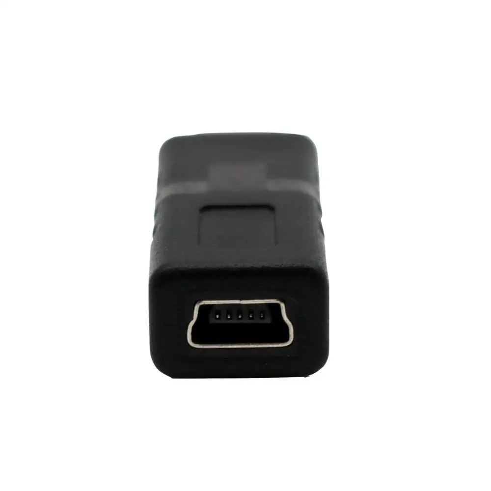 5x USB 3,1 type-C штекер для Mini 5pin Женский Разъем для зарядки адаптер для передачи данных конвертер Тип C штекер для Mini Female прямой черный