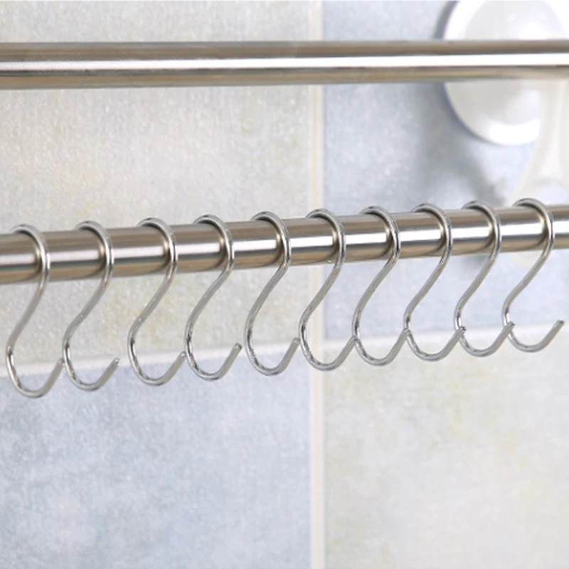 

Holder Mini Hanging Hooks 10 PCS Hangers Hook Hanger S-Shaped S-Shaped Storage Handle Bag Household Hat Wall Hanger Kitchen