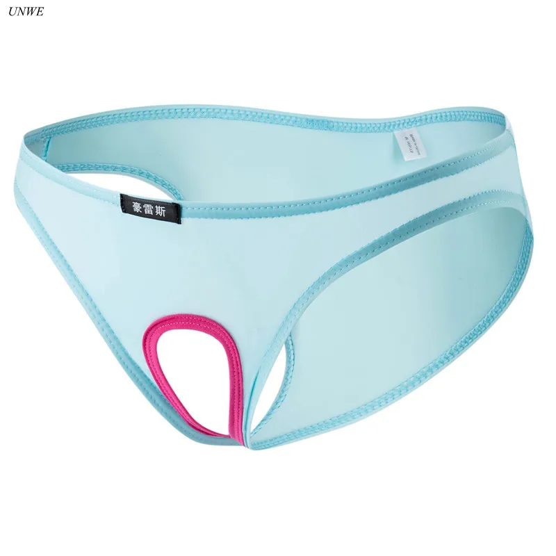 M-XXL Open Crotch Men Underwear Erotic Man Sexy Briefs Penis Bikini Underwear Gay Penis Hole Panties mens underwear