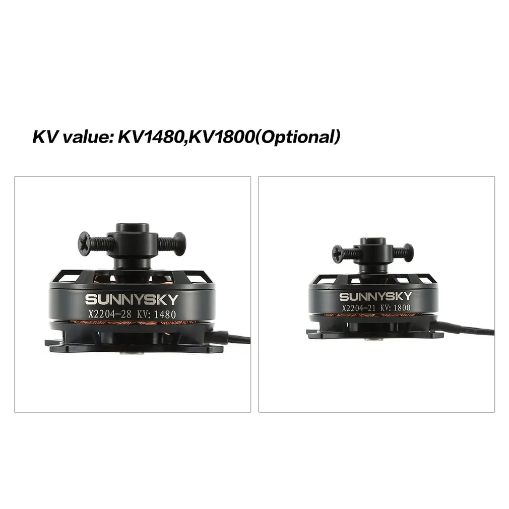 SUNNYSKY X2204 1480KV 1800KV Fixed-wing Motor Brushless Motor For Multi-axis Aerial RC Brushless Motor Aircraft Model