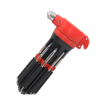 

1 PCS 8 in 1 Multifunction Screwdriver Set Hand Repair Tools Multi Screw Driver for Home Appliance Car Repair Tool Cut Seat Belt