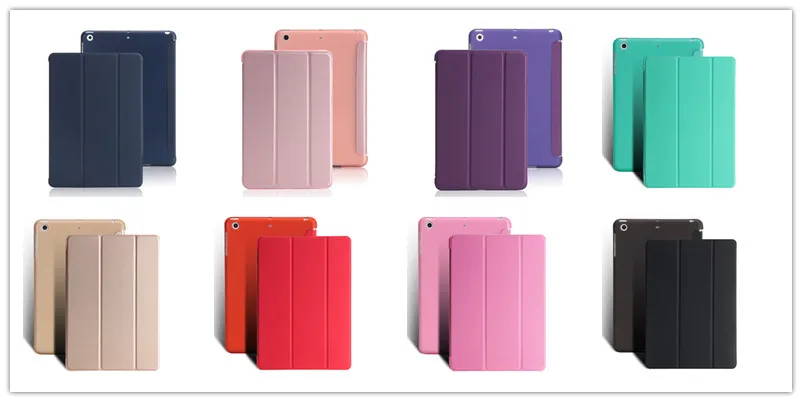 Силиконовый чехол для планшета iPad Air smart Чехол ipad mini 4 складной подставка 2 3 Мягкий