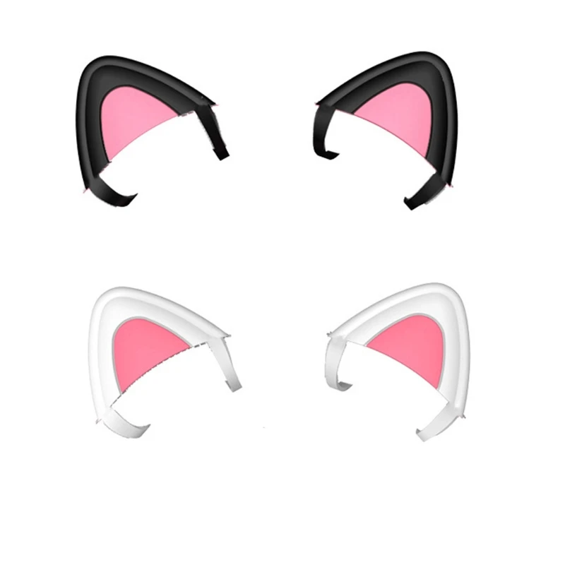 Detachable Gaming Headphones 1pair Cat Ears Attachment Stereo Headset