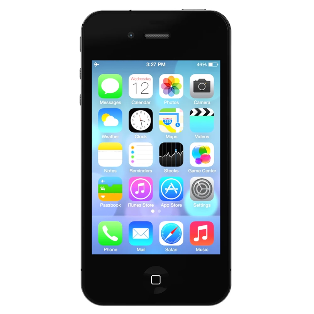 apple cell phones Original Apple IPhone 4S 3G CellPhone Unlocked Used 3.5'' Display A5 Dual Core 8MP WIFI GSM WCDMA GPS Touch Screen SmartPhone apple at&t cell phones iPhones