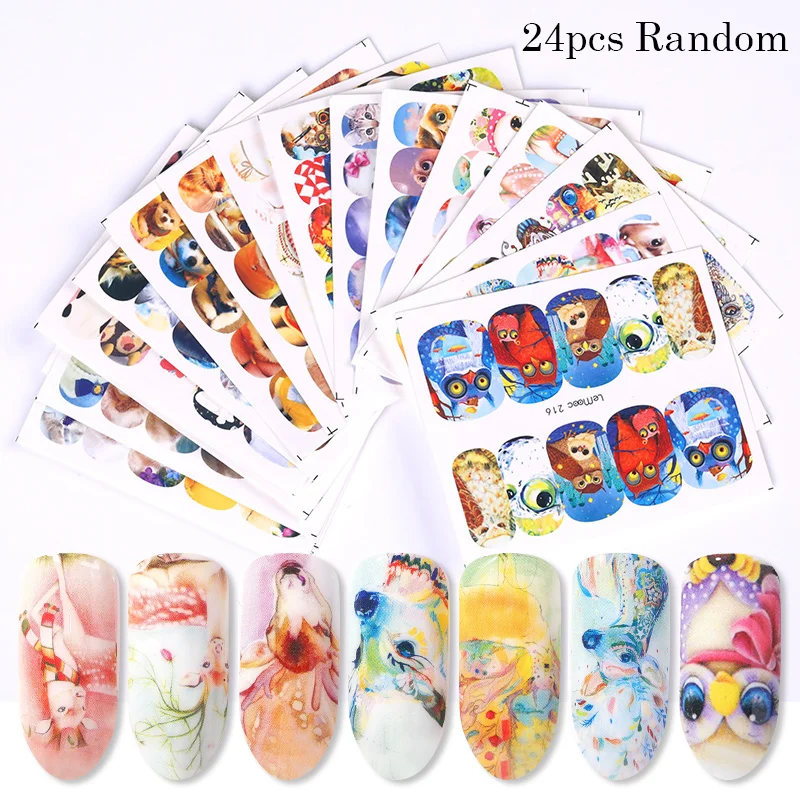 48367 动物全甲24张套 