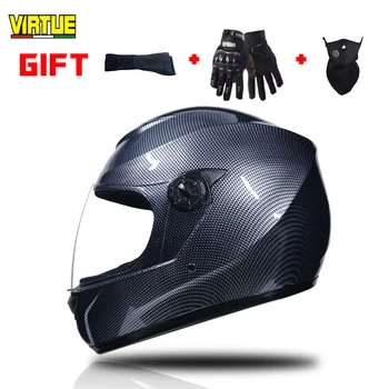 

VIRTUE Full Face Cascos Para Moto Windproof and warm keep Motorcycle Helmet Motocross Capacete Racing Downhill off-road helmet