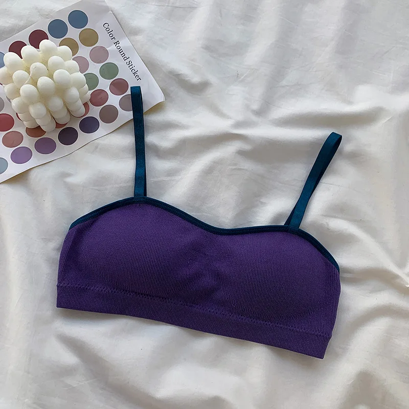 Padded Bras For Women Wireless Brassiere Comfort Push-Up Bra Female Underwear Sexy Lingerie Solid Color Intimates