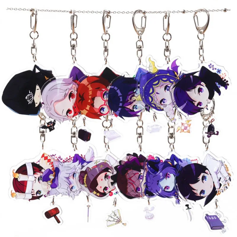 Cartoon Identity V Joseph Desaulniers Acrylic keychain Marta Betanfeld Reznik cute funny pendant keyrings llaveros kid toy