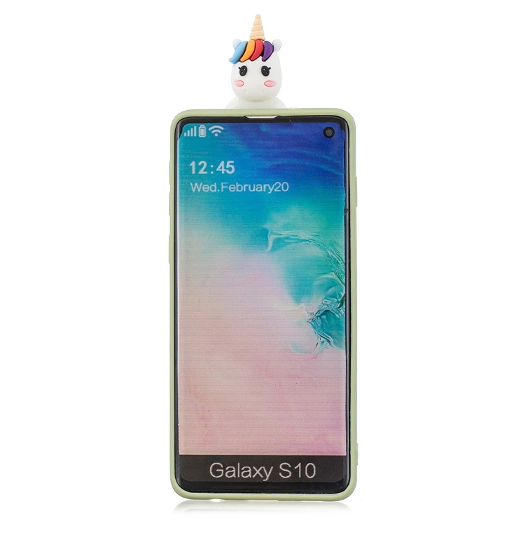 Чехол для samsung Galaxy S10, S9, S8 Plus, S10e, силиконовый чехол с милым 3D котом, TPU, мягкий чехол на заднюю панель для samsung Note 8, 9, 10 Pro, S9+, чехол