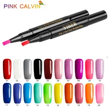 Newest 5ML 20 Color Gel Nail Polish Pen Brush Glitter Nail Gel Varnish hybryda set Dawdler UV Nail Art Gel Lacquer Gel Paint 30