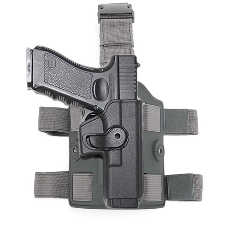 Tactical Drop Leg Gun Holster Airsoft Thigh Holster Holder Case Adapter Hunting Accessory For GL 17 1-4 gen Pistol Holder pistol holster gun holster hunting holster