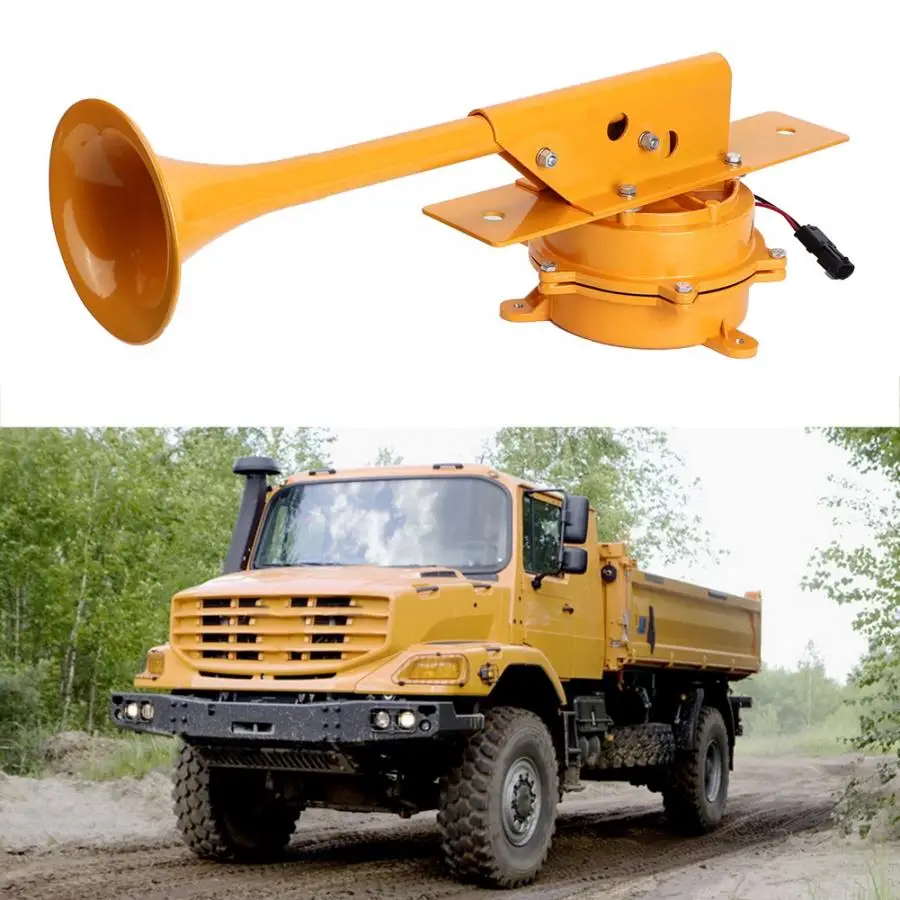 sound racer 12V 105DB 320 HZ Metal Waterproof Super Loud Horn for Truck Boat Train Lorry Auto Accessories