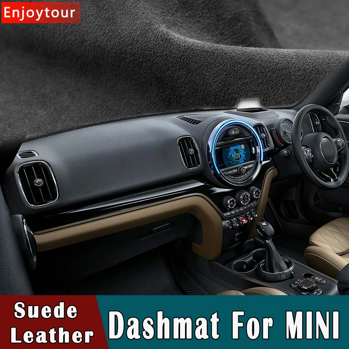 スエード革 Dashmat ダッシュボードミニクーパー S Jcw 用カバー 1 同胞 Clubman Paceman F54 F55 F56 F57 F60 R56 R55 R60 R61 車 汚れ防止 パッド Aliexpress