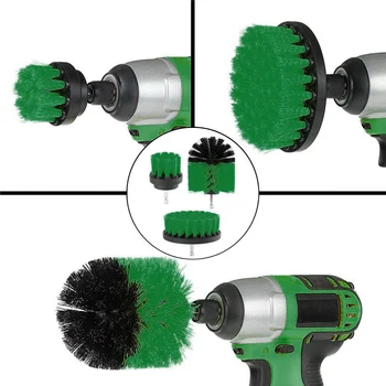 

Bristle Drill Brush Nylon Shaft Set Cleaning Tool Replacement Assortment