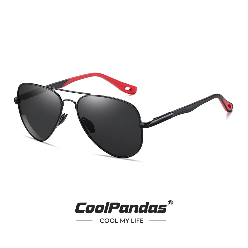 

CoolPandas New Trend Top Quality Pilot Polarized Photochromic Sunglasses Men Women Sun Glasses Driving Oculos De Sol Masculino