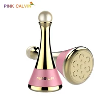 Электрический инструмент для красоты Nasila, микро-токовое ионное Гальваническое ручное спа-устройство с массажными головками, инструмент для ухода за лицом