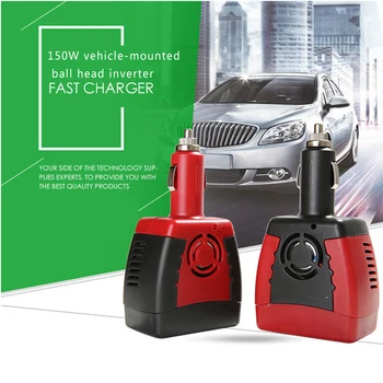 

Power Inverter USB 75w DC 12V to AC 220V Converter Adapter Phone Laptop Cigarette Lighter Car Charger