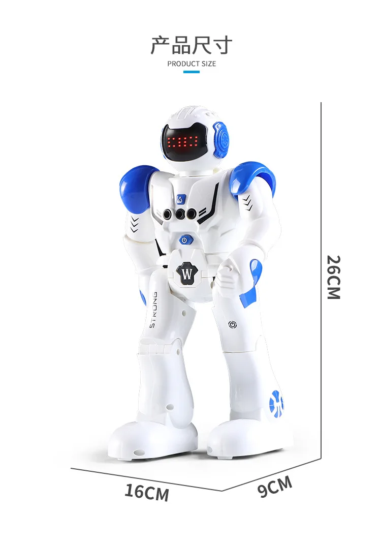 Gesture Sensing RC Robot Bilingual learning Remote Control Robot Toys Gifts Smart Robot Educational Robotics Toys For Children 6
