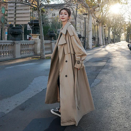 Loose Trench Coat Korean Fashion 