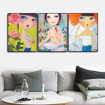 

3 Pcs Sexy Anime Girls Poster Nordic Wall Art Fashion Canvas Print Painting Woman Picture For Living Room Modern Decoration Home