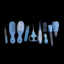 Nail Hair 10pcs/Set Infant Baby Kids Thermometer Grooming Brush Kit Silicone + Plastic + Stainless Steel Nail Hair Nail Hair 10pcs/Set Infant Baby Kids Thermometer Grooming Brush Kit Silicone + Plastic + Stainless Steel Nail Hair
