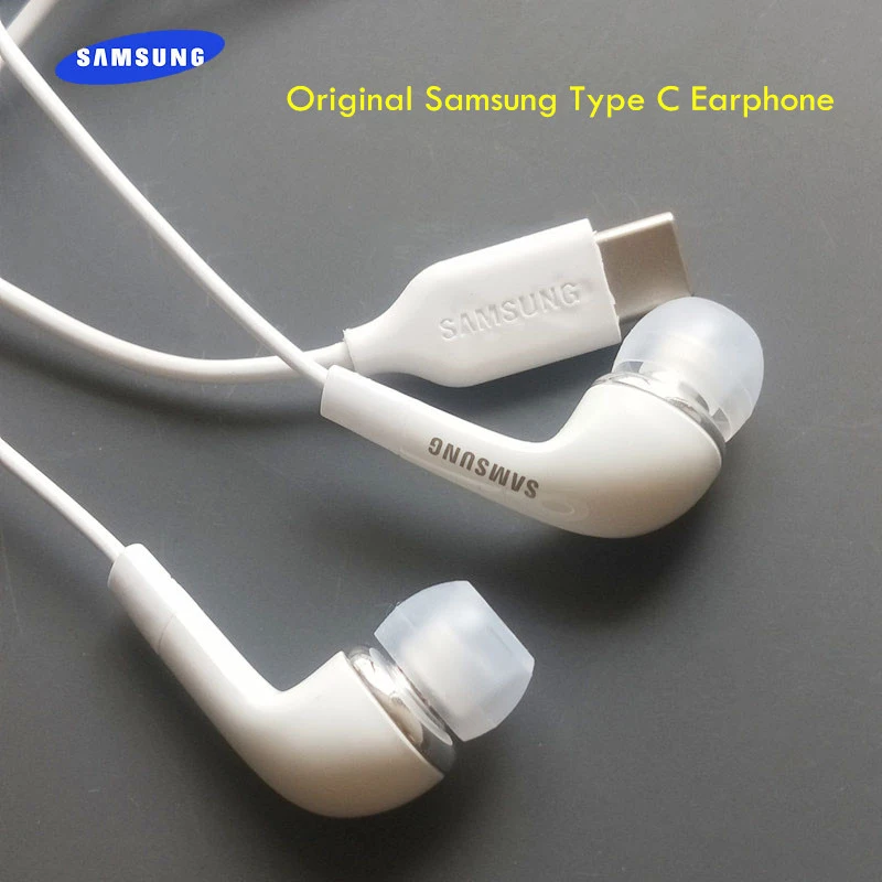 Оригинальные наушники Samsung Note10 с разъемом типа C проводные микрофоном и