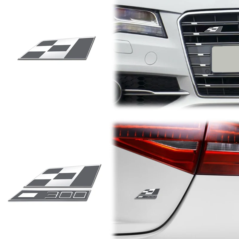 Distintivi Posteriori Metallici Neri Lucidi 3D – Bandiera E 300 Per SEAT Leon Cupra, Ateca, Arona