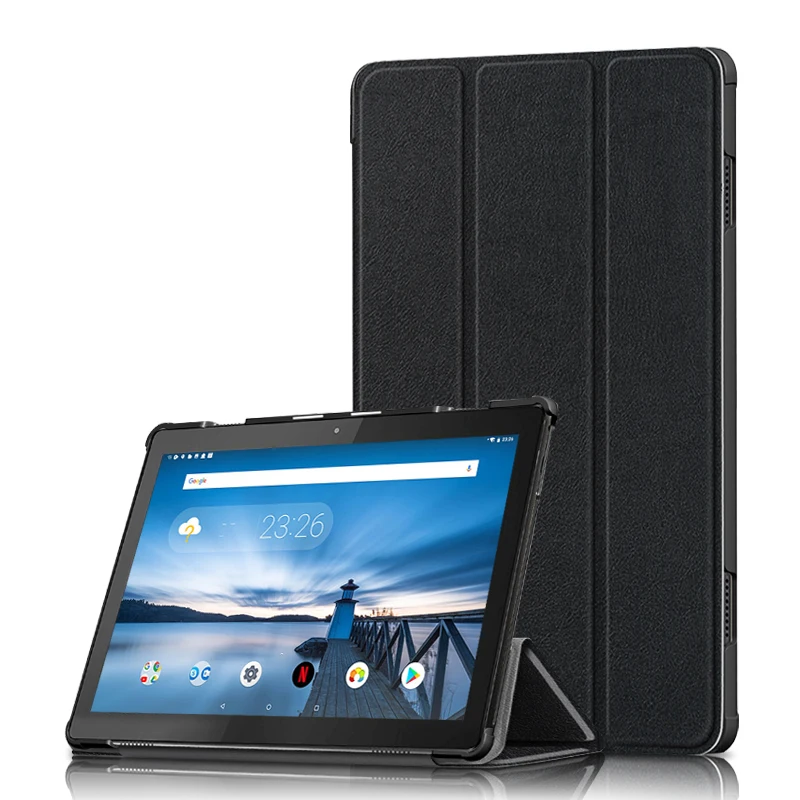 Чехол для lenovo Tab M10, чехол TB-605F TB-605L, TB-505F, планшет, кожа, смарт, 10,1 дюймов, тонкая подставка, Shll, кожа, магнитный складной чехол