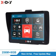 Xgody 7 дюймов Gps навигация грузовик автомобиль Gps Bluetooth Камера заднего вида без Android автомобильный навигатор Sat Nav сенсорный экран бесплатное обновление карта
