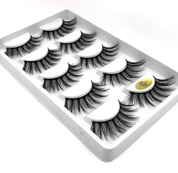 New 5 Pairs 3D Mink Hair False Eyelashes Wispy Fluffy Long Lashes Natural Eye Makeup Tools Faux Eye Lashes Maquiagem Wholesale New 5 Pairs 3D Mink Hair False Eyelashes Wispy Fluffy Long Lashes Natural Eye Makeup Tools Faux Eye Lashes Maquiagem Wholesale