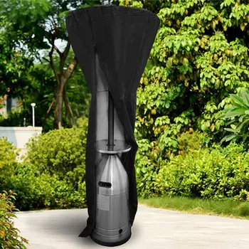 

Outdoor Black Patio Heater Cover Oxford Fabrics Heavy Duty Protector Garden Waterproof Dust Cover for Patio Heater SNO88