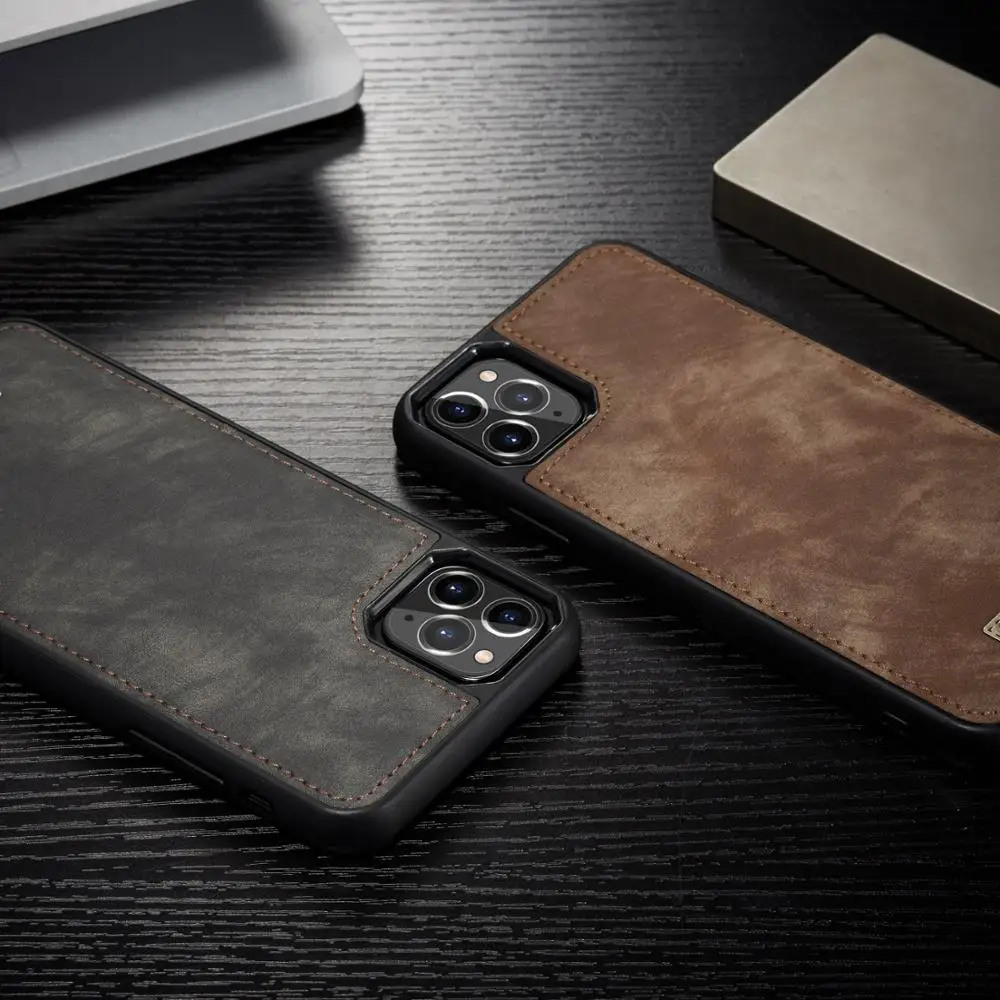 Чехол Me в стиле ретро, функциональный кожаный чехол, подходит для iphone 11Pro XS XR Max, кожаный чехол, вставная карта, наличные, сумка на молнии