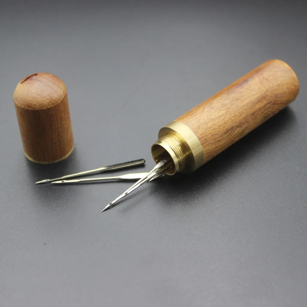 Игла для хранения инструментов игла из сандалового дерева трубка держатель иглы DIY швейная игла трубка DIY рукоделие коробка для хранения