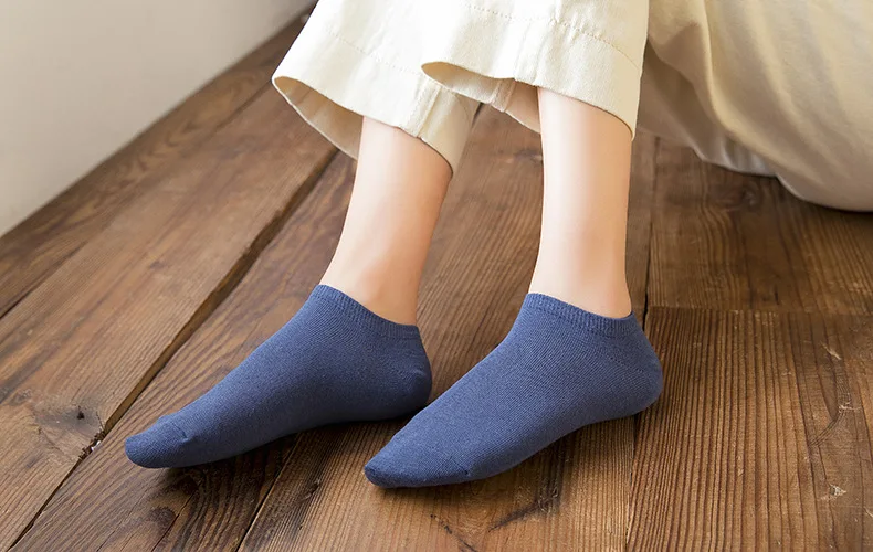 Женские носки-лодочки, женские носки, подарочные цветные хлопковые женские носки, одноцветные носки в студенческом стиле