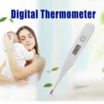 

Household Digital LCD Body Thermometer Baby kids Adult LCD Display Fever Measuring Body Temperature Measurement for health care
