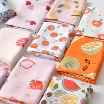 

143cm Soft Viscose Fabric for Summer Autumn Pajamas Print Viscose Breathable Thin Fabrics Baby Fabric Cloth Tissu DIY