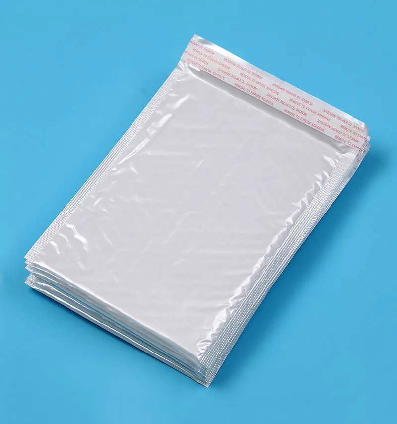 

50pc/lot 14*16cm Envelope Foam Foil Packaging Envelope Moistureproof Vibration Bag White Bag Foam Christmas Package Gift Bags