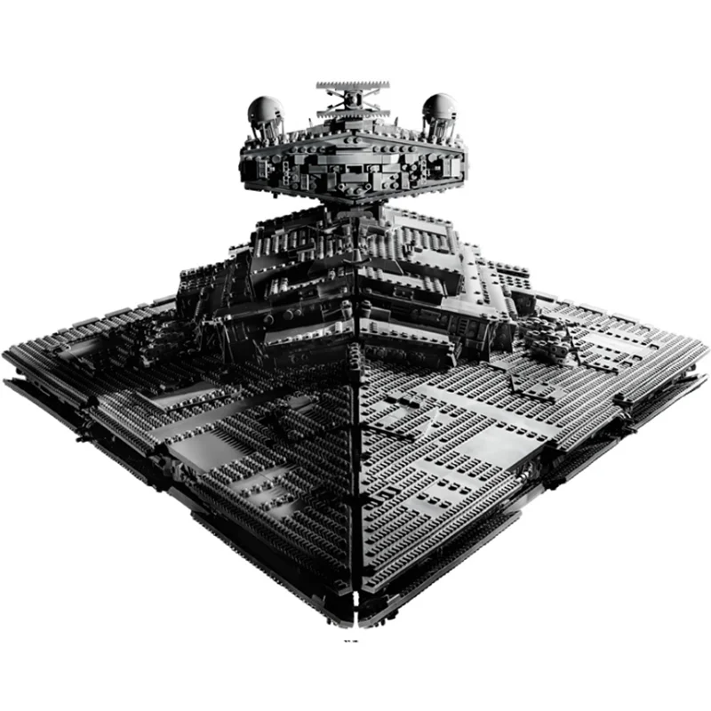 Новый конструктор Звёздные войны MOC 75252 1 имперский Звездный разрушитель техника