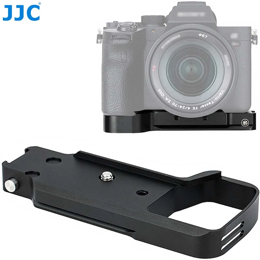 

JJC Metal Extension Hand Grip For Sony A7R V A7R/A7 IV III II a7S II A1 A9 Camera Holder Arca Swiss Type Quick Release Plate