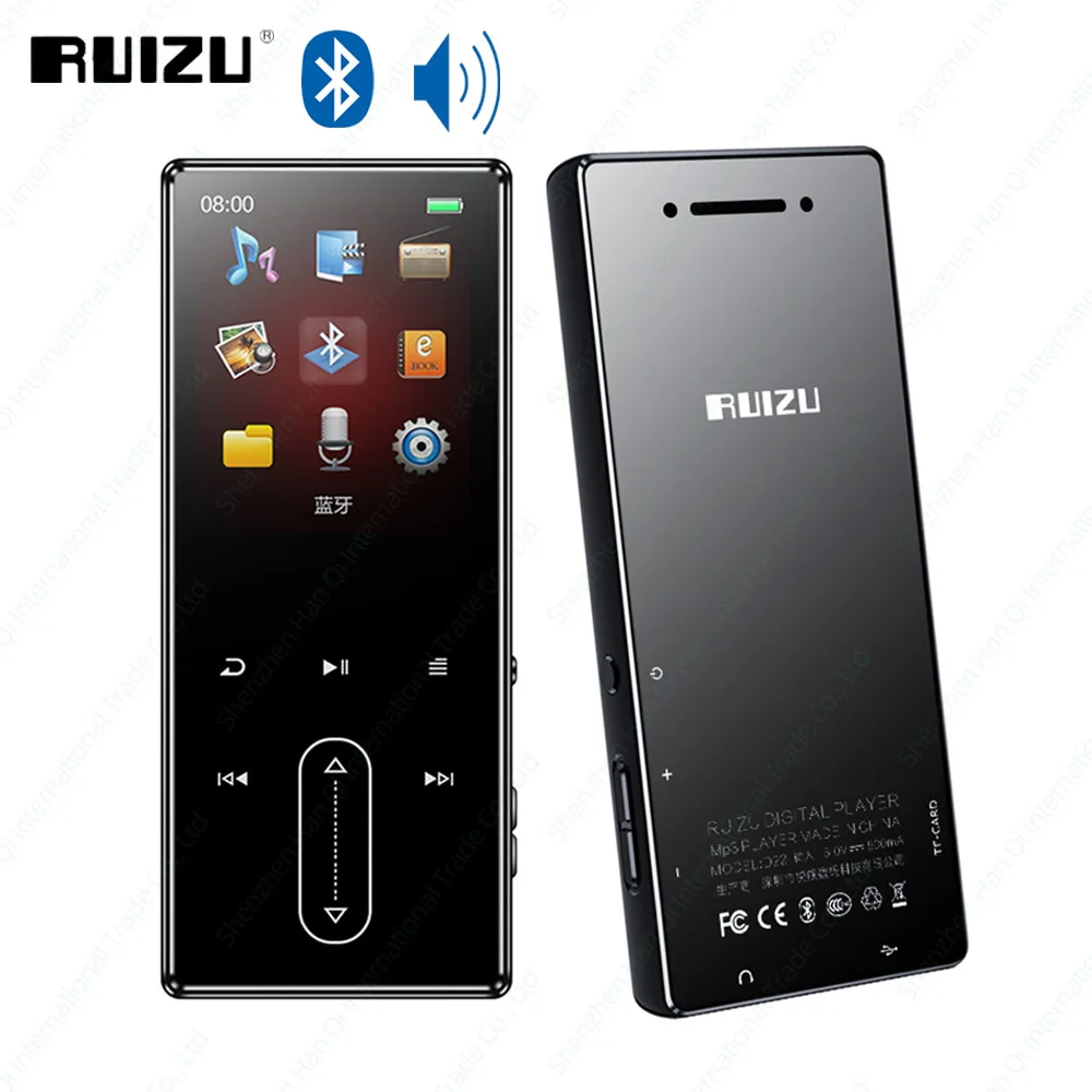 Ruidu D22 MP3-плеер Bluetooth 8 ГБ портативный аудио музыкальный плеер Walkman со встроенным