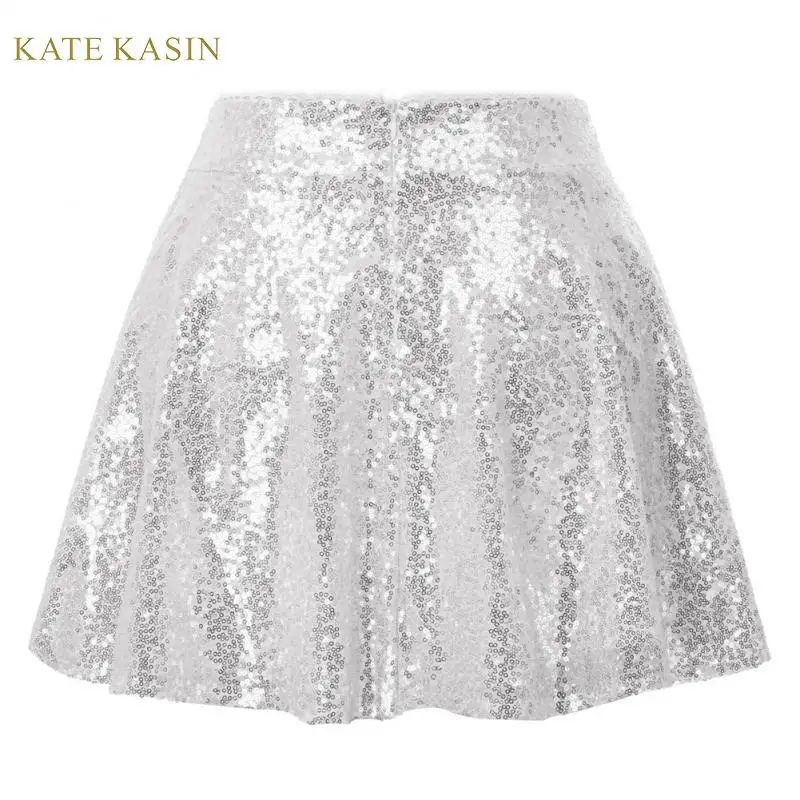 Kate Kasin Women's Sequin Glitter Mini 