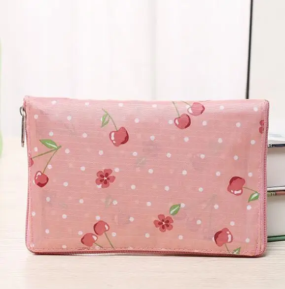ETya Новая женская складная сумка для покупок в горошек с цветочным принтом эко многоразовая сумка для покупок с короткими ручками Сумка для овощей - Цвет: Pink