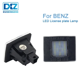 

DXZ 2X LED Number license plate light Canbus Error Free 12V For Mercedes Benz W117 W176 W156 R172 W166 W218 X166 2018 2011 2012