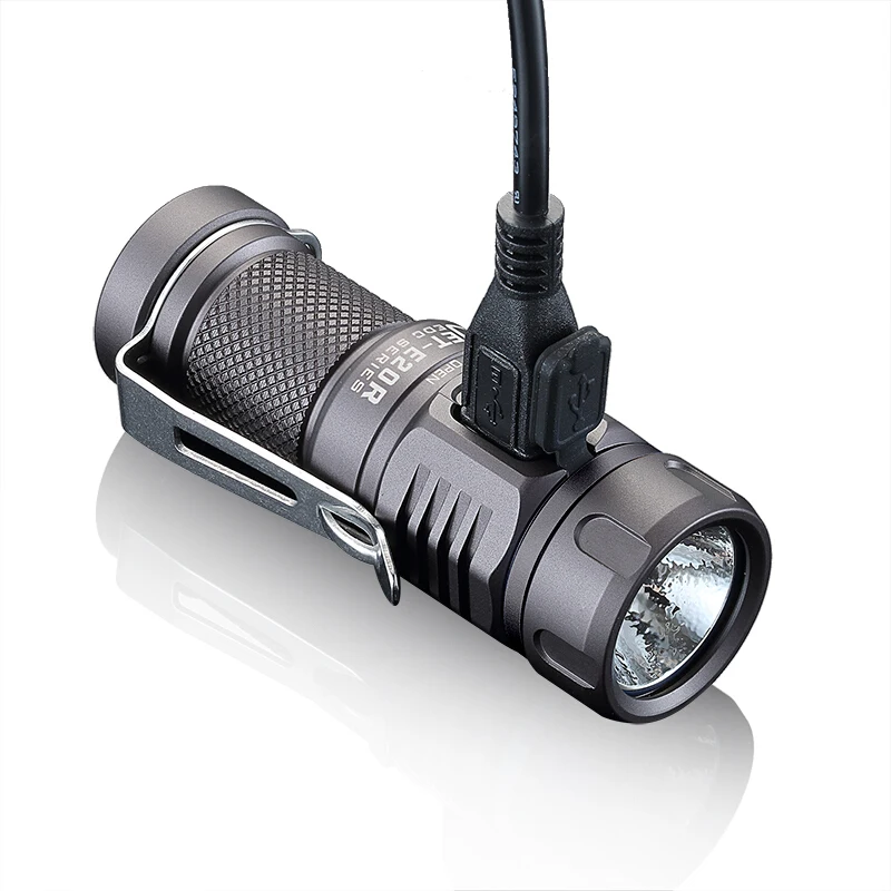 Jetbeam E20R фонарь EDC Cree SST40 N4 BC Led 990 люмен 4 модель функция памяти боковой переключатель 16340 фонарик