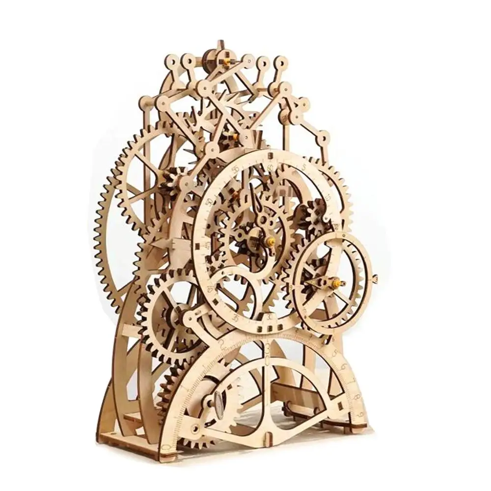 

DIY Laser Cutting 3D Mechanical Model Wooden Puzzle Game Assembly Educational Toy Creative Birthday Gift For Children Adult