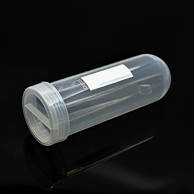 Plastic Centrifuge Tubes With Clear Scale 100 ml Test Tube With Screw Cover Graduation EP Sample Tube Diameter 38 mm 30 / PK