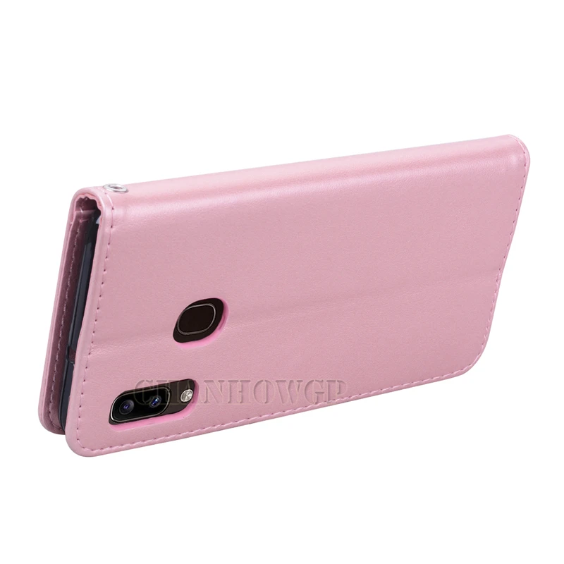 Цветной кожаный чехол для samsung Galaxy A50 A30 A70 A20 A20e A10 A40 S10e S10 S9 S8 плюс A9 A7 A8 A6 J2 J4 J8 J6 плюс крышка
