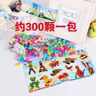 Детская Беспроводная поп-струнная бисерная игрушка-браслет DIY бисерный браслет развивающая игрушка для раннего ребенка
